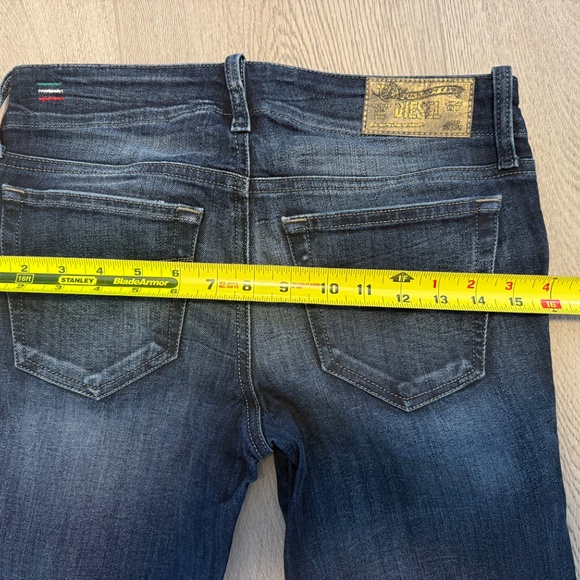 Diesel Grupee Slim-Skinny Low Waist Jeans (Dark Wash) Size 27 - Picture 2 of 10